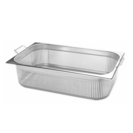 [VL-23100 PU] Gastronádoba Standard děrovaná s úchyty GN 2/3 100 mm