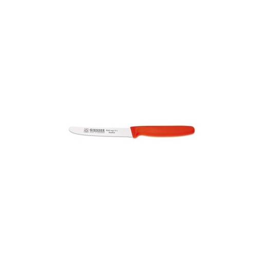[GM-8365wsp11-r] Nůž univerzální vroubkovaný 11 cm, červený