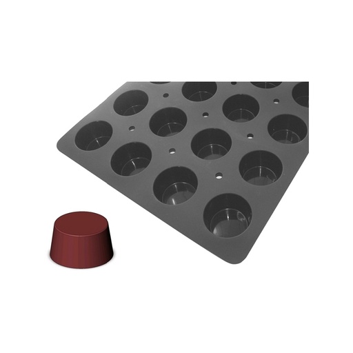 [D-1710-60] de Buyer Silikonová forma – muffin 7 × 4 cm | D-1710-60